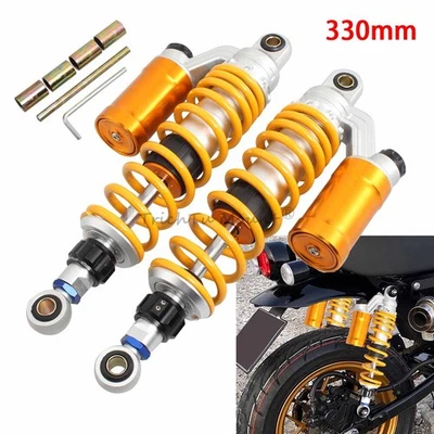 330mm 13" Rear Suspension Air Shock Absorbers For Suzuki Yamaha Honda Kawasaki - Image 1 of 4