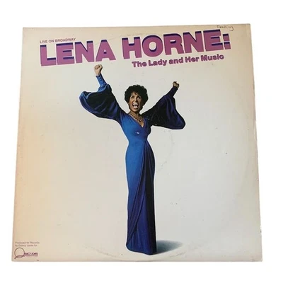 Lena Horne The Lady and Her Music 2-Disc Vinyl LP Live Broadway Jazz Pop - Imagem 1 de 3