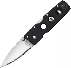 Cold Steel Hold Out Lockback Black G10 Folding CPM-S35VN Serrated Knife - Picture 1 of 1