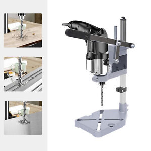 Adjustable Hand Drill Press Bench Stand DIY Workbench Pillar Clamp Drilling Tool