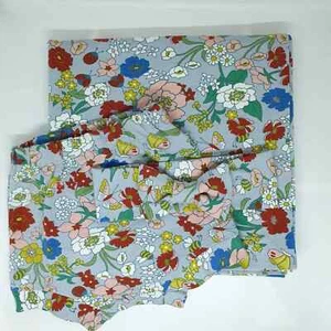 Cute Grey Floral Stretch Baby Swaddle Wrap, Nappy Cover/Bummies & Headband Set. - Picture 1 of 5