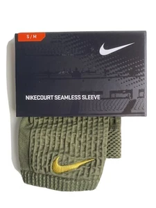 Nike Court Seamless Sleeve Army Green Womens S M Tennis Thermal Compression New - Picture 1 of 8