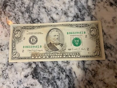 $50.00 Federal Reserve Note Series 1990 - Image 1 of 3