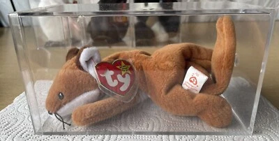 Pellets de PVC Ty Beanie Sly the Fox sin sello rojo en etiqueta Tush 1996 Foto 1 de 4