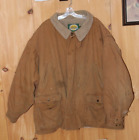Cabelas Jacket Mens 5Xl Heavy Canvas Sherpa Lined Chore Coat Thrashed Distressed