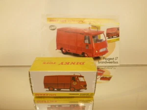 DINKY TOYS ATLAS 570P FOURGON PEUGEOT J7 POMPIERS - RED 1:43 - SEALED BOX - Imagen 1 de 5