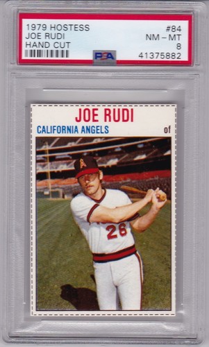 1979 Hostess #84 JOE RUDI PSA 8 NM/MT California ANGELS - tough! | eBay
