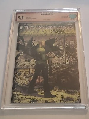 Walking Dead 150 CBCS SS 9.8 Kirkman Signed Tony Moore #1 Homage Variant Cover - Image 1 of 3