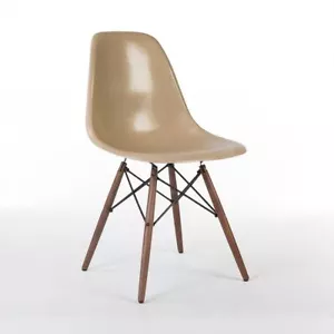 Herman Miller Eames Chair Greige Original Vintage DSW Dining Side Shell - Picture 1 of 8