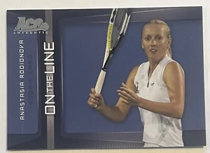 2007 ACE STRAIGHT SETS ANASTASIA RODIONOVA ROOKIE RC ON THE LINE INSERT #OL-18 - Picture 1 of 2