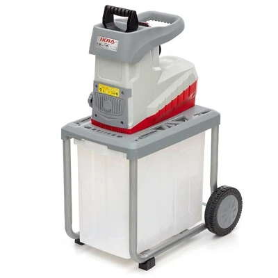IKRA Elektro Gartenhäcksler Walzenhäcksler Schredder ILWH 3000 W Fangbox 60L - Bild 1 von 4