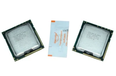 LOT OF 2 Intel Xeon E5620 2.4GHz Quad Core 12M Socket 1366 LGA1366 CPU Processor - Image 1 of 4