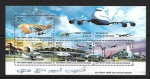 INDIA, 2012 CENTENARIO DE AVIACIÓN CIVIL SG como nuevo 2868 montado sin montar o nunca montado, gato £5 - Imagen 1 de 1