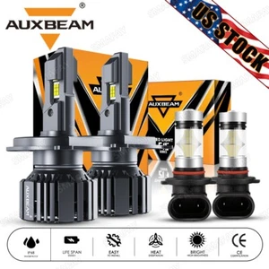 For Toyota Tundra 2000-2006 AUXBEAM Canbus LED Bulbs Headlight Foglight White 4x - Picture 1 of 12