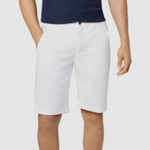 $49 INC International Concepts Men's White Flat Front Stretch Casual Shorts 38 - Picture 1 of 4