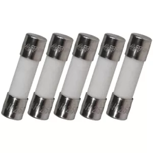 Confezione 5, Witonics, 6.3A 250V Fusibile Ceramico Soffiaggio Rapido Rapido (Azione Rapida) 5X20m - Foto 1 di 2