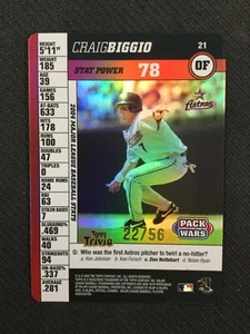 2005 Topps Pack Wars #21 Craig Biggio Foil /56 Houston Astros - Picture 1 of 2