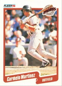 1990 Fleer Baseball Carmelo Martinez San Diego Padres #162 - Picture 1 of 2
