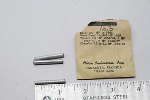 (3) Nos Vintage Outboard Motor Shear Pins 5/32" x 1-3/16" Steel Olson No.3 - Imagen 1 de 1