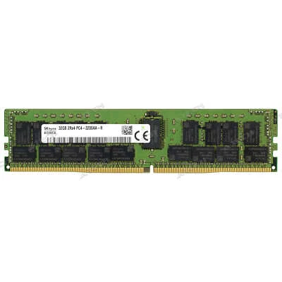 Memoria RAM de servidor registrada Hynix 32 GB 2Rx4 PC4-3200 RDIMM DDR4-25600 ECC REG Foto 1 de 4