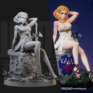 Princess Zelda 3D Printing Unassembled Unpainted Resin Garage Kits Model Kits - Picture 1 of 4