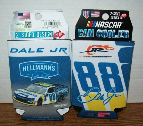 DALE EARNHARDT JR #88 HELLMANN'S 2022 WINCRAFT 12OZ CAN COOLER NEW!!! Cover