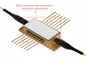 Etiqueta personalizada OEM 1310nm mariposa SOA 1310nm-10dBm/20dB-PM-14pin 40G/100G - Imagen 1 de 4