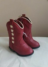 baby girl red cowboy boots