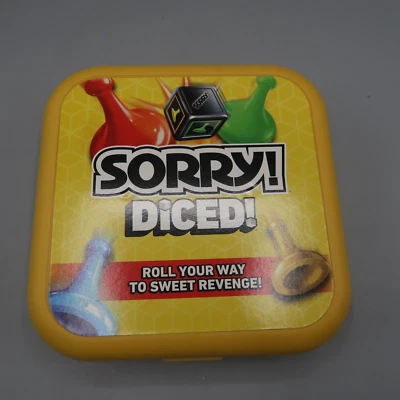 Hasbro Sorry! Diced Game Fast Portable Ready, Set, Roll 2 To 4 Players Travel - Image 1 of 4