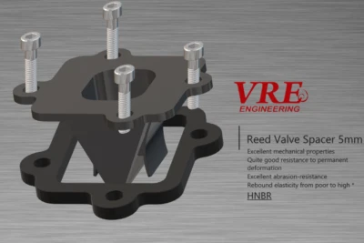 BASETTA ALZA PACCO LAMELLARE 5MM MINARELLI ORIZZONTALE PER MALOSSI POLINI ECC - Immagine 1 di 4