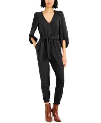 /LX019/ INC Mono Tejido Ponte Cremallera Frontal Mezcla Rayón Negro Talla M $99.50 Foto 1 de 3