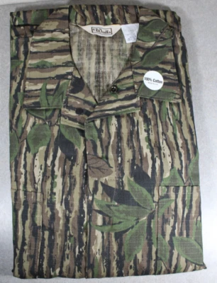 NEW VTG Walls Coveralls Mens X-Large  Tall Camo Hardwoods Hunting One Piece Suit - Image 1 of 4