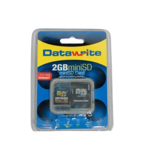 Tarjeta multimedia DataWrite 2GB tipo mini SD tarjeta de memoria cámara teléfono cámara DV PDA - Imagen 1 de 1