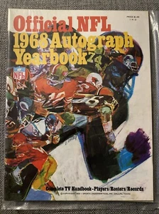 1968 National Football League Official 1968 Autograph Yearbook - Picture 1 of 2