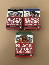 NEW Black History Flash Cards Volumes 2-3-4 Urban Intellectuals