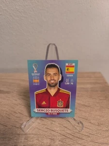 SERGIO BUSQUETS ESP 15 SPAIN ESPAÑA CROMO STICKER FIFA WORLD CUP QATAR 2022 PANI - Imagen 1 de 1