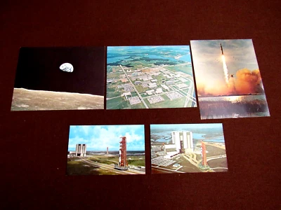 NASA APOLLO 4 APOLLO 8 SKYLAB 2 VINTAGE 1969 ORIGINAL POSTCARDS BEAUTY - Image 1 of 3