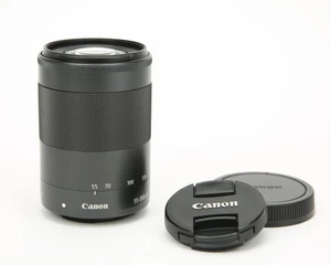 Canon EF-M 55-200mm f/4.5-6.3 IS STM Telephoto Zoom Lens / APS-C Format - Black - Picture 1 of 7