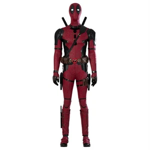2024 Movie Deadpool Cosplay Costume Mens Halloween Costume Adult Men Costume Lot - Picture 1 of 44
