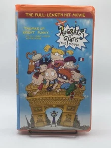 Rugrats in Paris The Movie (VHS, 2000) Nickelodeon Orange VHS Tape - Picture 1 of 7