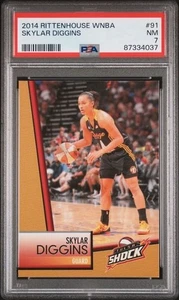 2014 Rittenhouse Wnba #91 Skylar Diggins PSA 7 2nd Year Seattle Storm - Picture 1 of 2