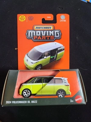 Peças móveis Matchbox 2025 2024 Volkswagen ID. Novo modelo amarelo BUZZ quase em perfeito estado - Imagem 1 de 2