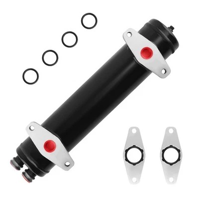 Engine Oil Cooler w/ Gaskets Kit 3078407 3412857 for Cummins N14 3413091 3069677 - Image 1 of 4