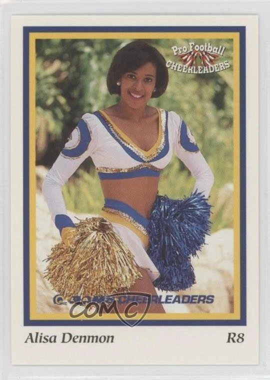 1994 Sideliners Pro Football Cheerleaders Los Angeles Rams Alisa Denmon #R8 - Image 1 of 2