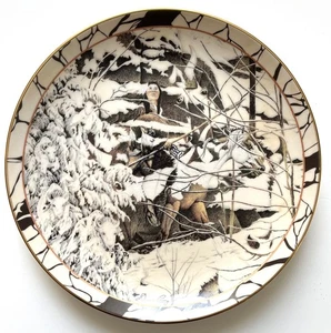 "Where the Buffalo Roam" Collectors Plate - Bradford Exchange (Silent Journey #4 - Picture 1 of 4