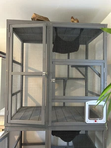 2 x Used PawHut Cat Cage House, Each for sale - Picture 1 of 6