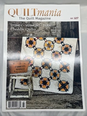 QuiltMania The Quilt Magazine Sept Oct 2018 #127 Farmer's Market w/ patterns - Image 1 of 4