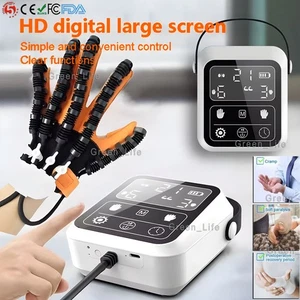 Stroke Hand Therapy Equipment Rehabilitation Robot Gloves Stroke Recovery Aids - Foto 1 di 18
