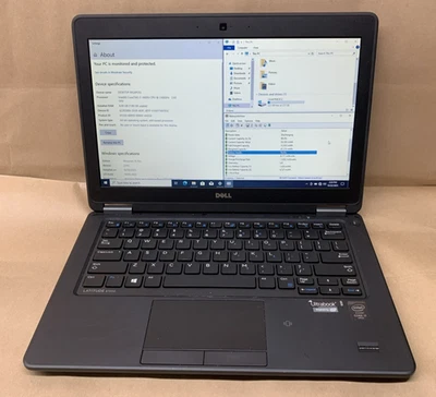 Dell Latitude E7250 13" Laptop Intel i7-5600U@2.6GHz, 8GB RAM, 256GB SSD, Win10P - Image 1 of 4