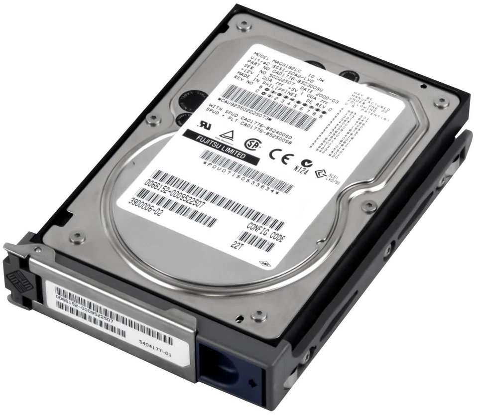 Disk Sun 3900006-02 18.2GB 10000U/Min 2MB SCSI ULTRA2 MAG3182LC 3.5'' Pollici - Immagine 1 di 3